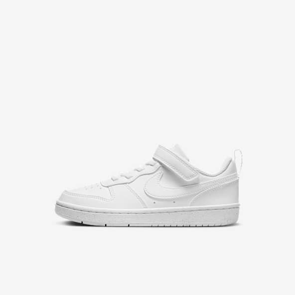 Witte sneakers en schoenen voor meisjes. Nike BE